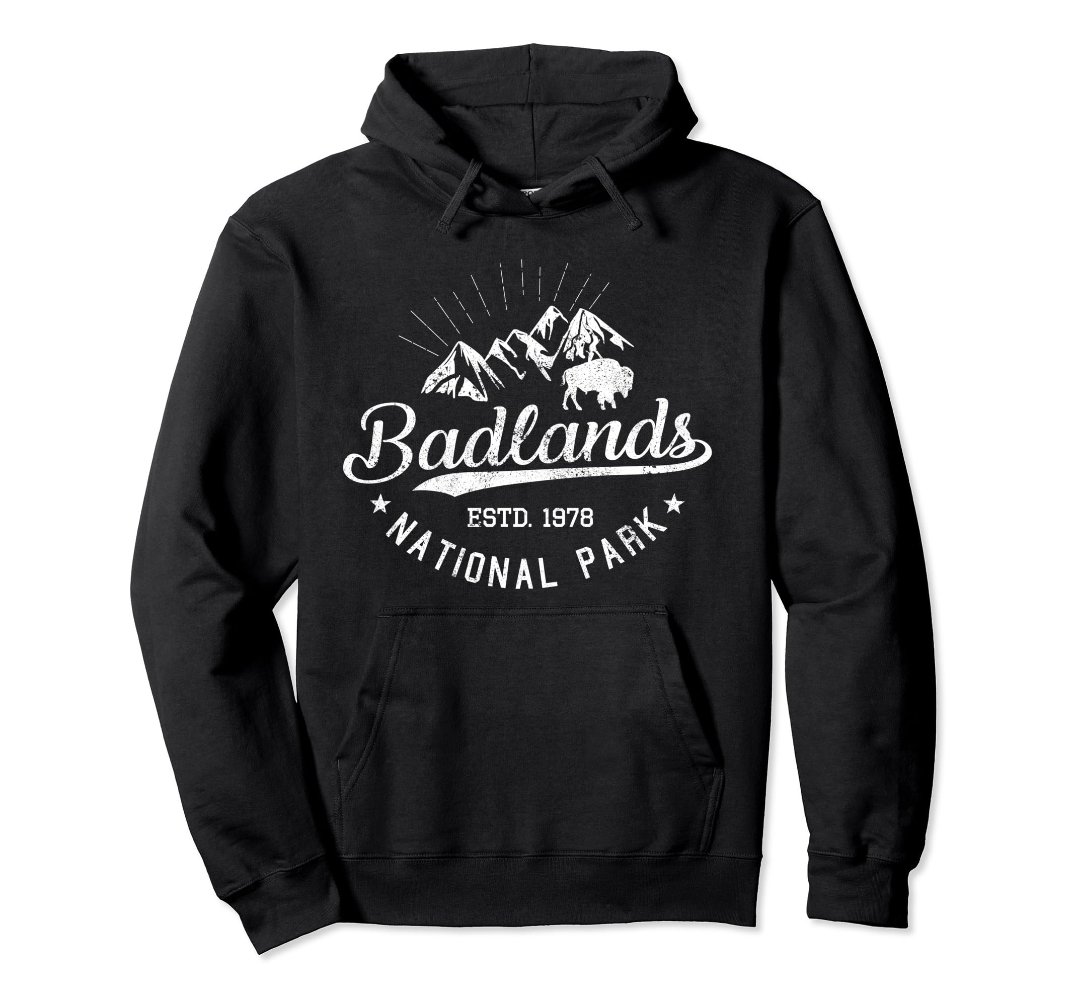 Badlands National Park South Dakota Hoodie - Streetwear Style for Adults - T-Shirt, Sweatshirt, Hoodie
