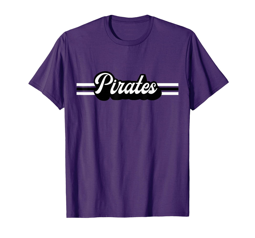Pirates Mascot School Spirit Pirate T-Shirt - Aesthetic Graphic for Adults - T-Shirt, Sweatshirt, Hoodie