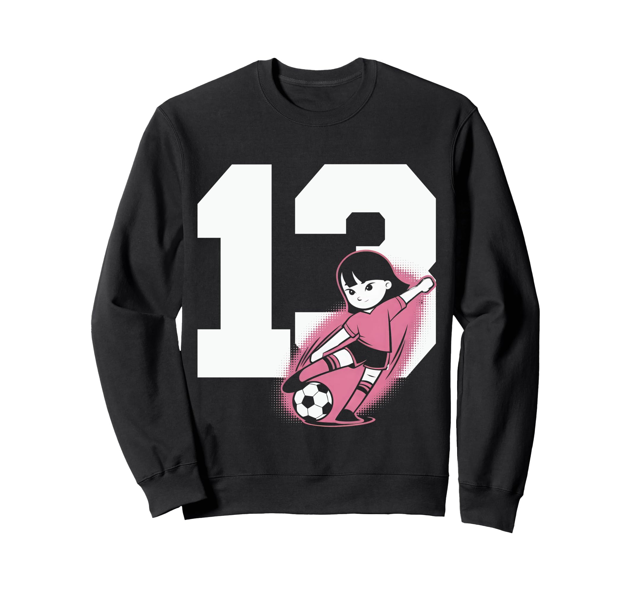 13 Soccer Birthday Gift Soccer Sweatshirt - Fun Novelty Design for Adults - T-Shirt, Sweatshirt, Hoodie