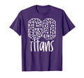 Titans Team Mascot School Spirit Game T-Shirt - Minimalist Print Unisex - T-Shirt, Sweatshirt, Hoodie
