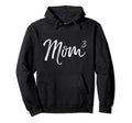 Mom To Third Power Mother Three Hoodie - Graphic Print Unisex - T-Shirt, Sweatshirt, Hoodie