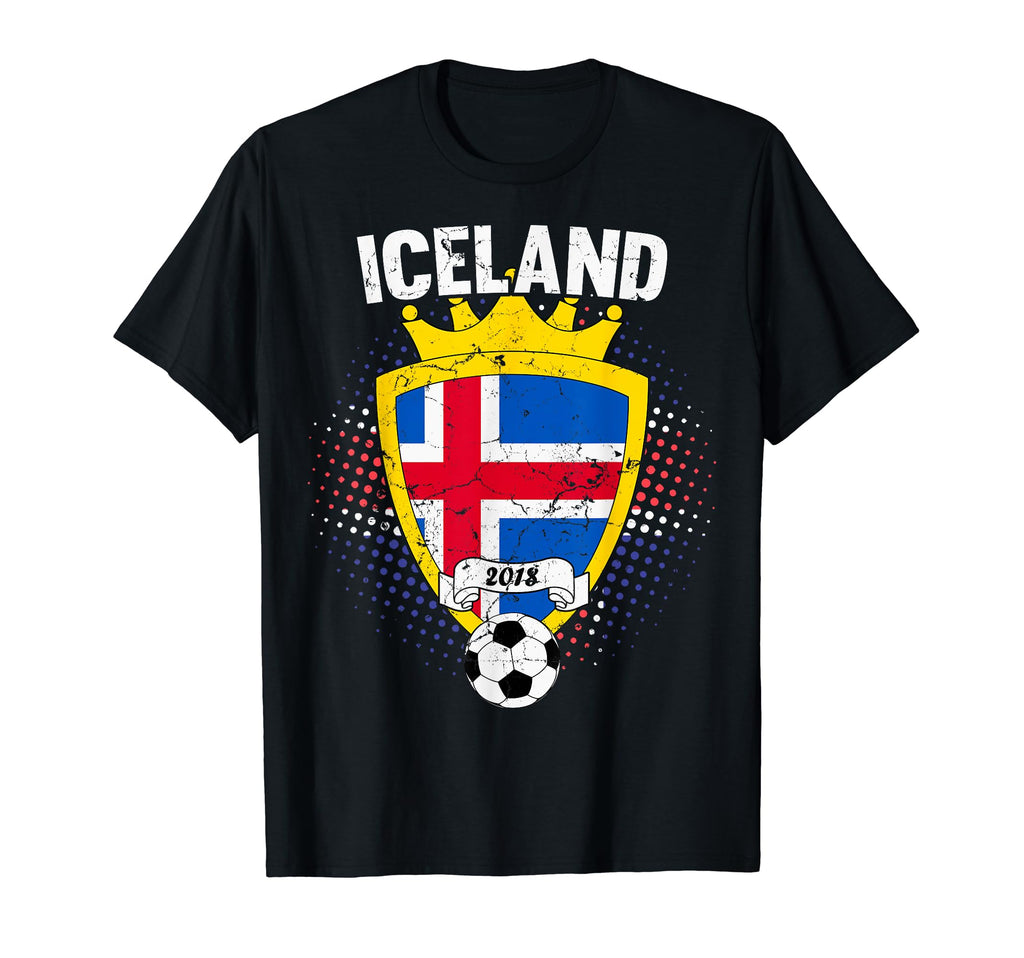Iceland Soccer 2018 Icelandic Flag National T-Shirt - Graphic Print Unisex - T-Shirt, Sweatshirt, Hoodie