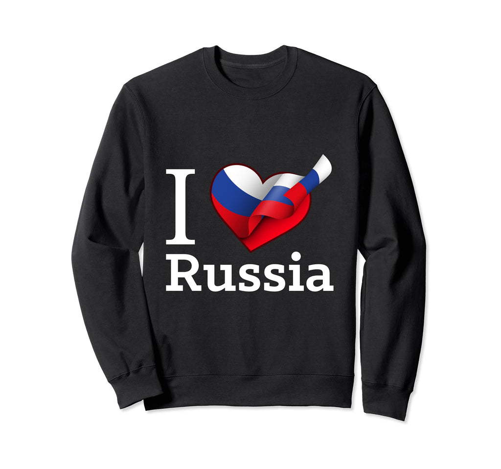 I Love Russia Russland D001 0090A Sweatshirt - Streetwear Style Unisex - T-Shirt, Sweatshirt, Hoodie