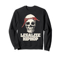 Legalize Hiphop Skull Do Rag Sweatshirt - Novelty Apparel Men Women - T-Shirt, Sweatshirt, Hoodie