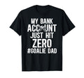 Ice Hockey Goalie Dad Funny Ice Hockey T-Shirt - Minimalist Print Unisex - T-Shirt, Sweatshirt, Hoodie