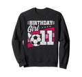 11 Year Old Birthday Soccer Party 11Th Sweatshirt - Unique Graphic Unisex - T-Shirt, Sweatshirt, Hoodie
