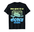Hockey Goalkeeper Denial Funny Ice T-Shirt - Unique Graphic for Adults - T-Shirt, Sweatshirt, Hoodie