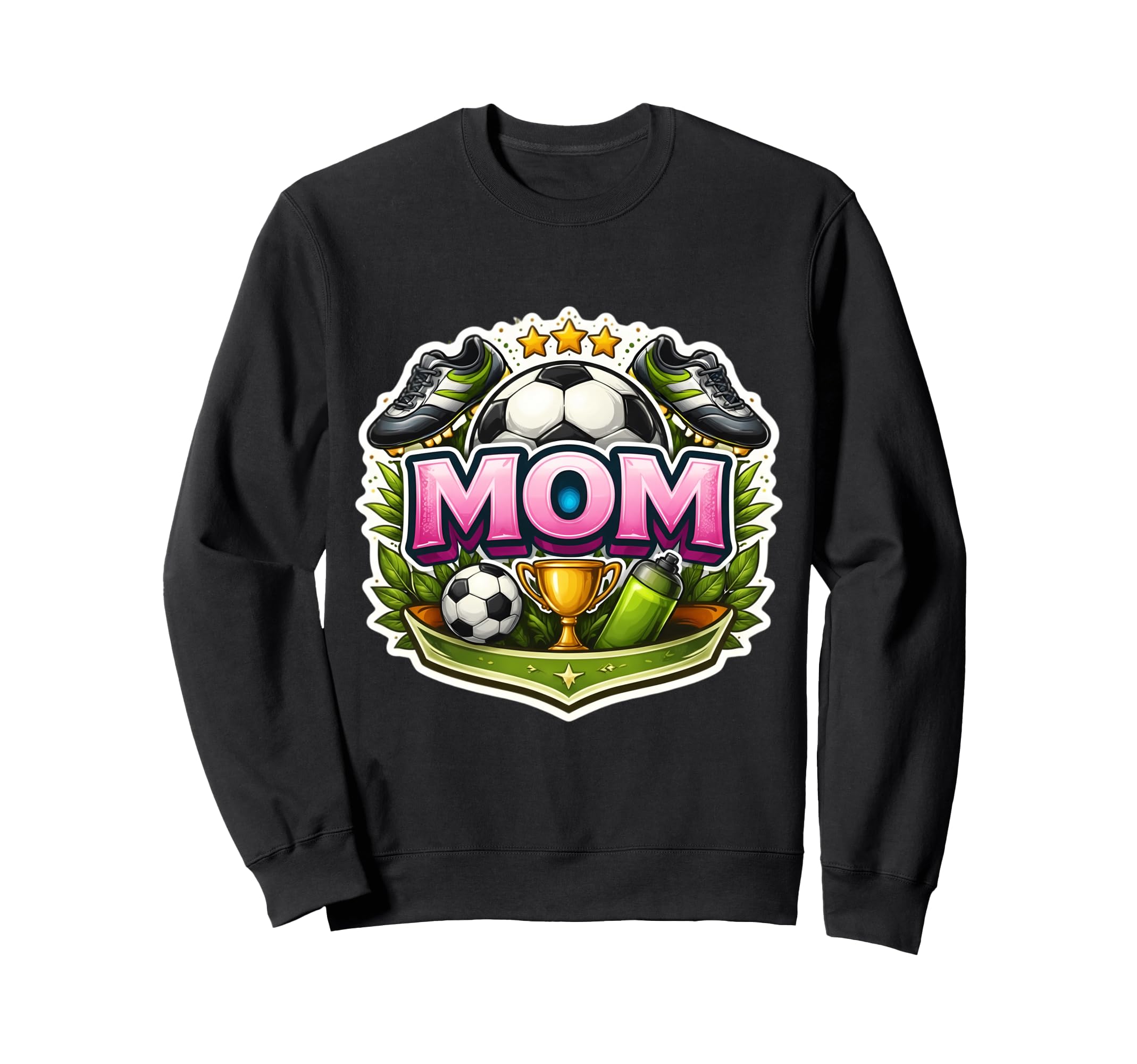 Soccer Mama Mothers Day Football Sweatshirt - Trendy Graphic for Adults - T-Shirt, Sweatshirt, Hoodie