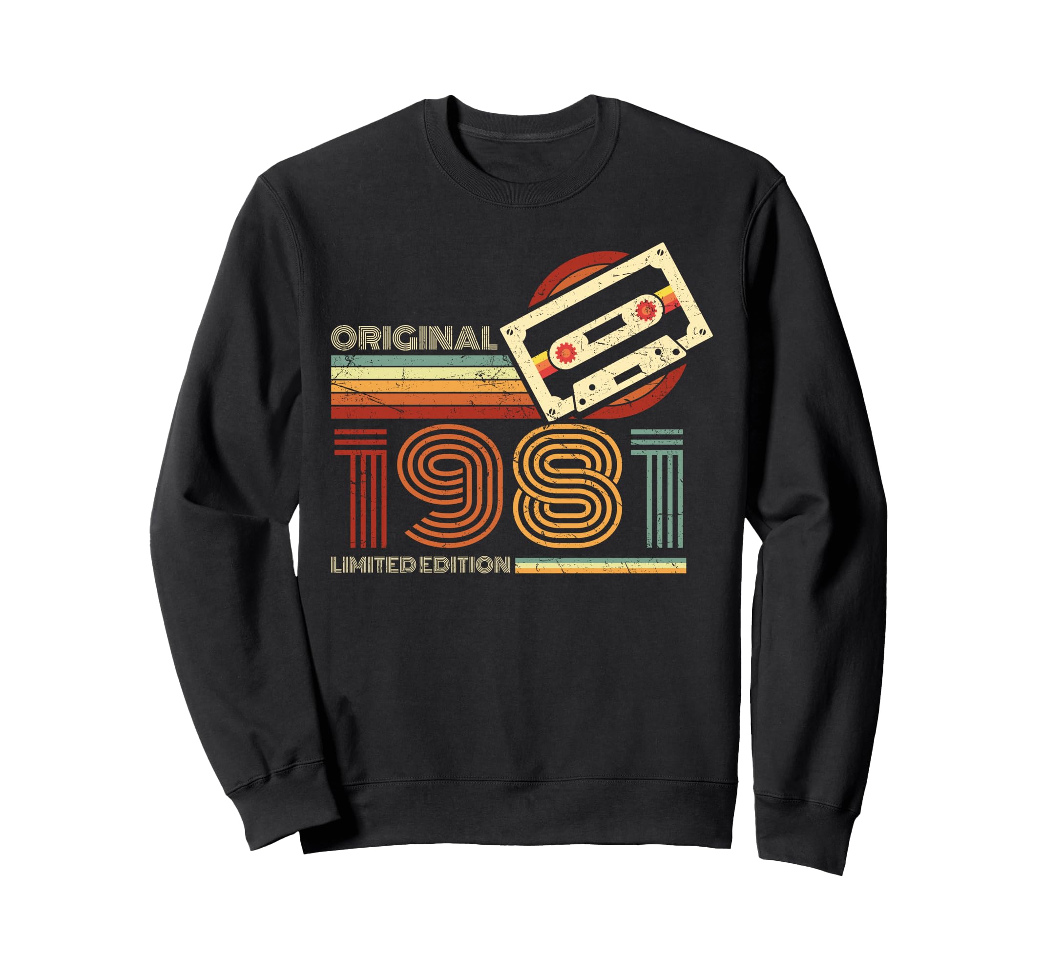 1981 Cassette Tape 45Th Birthday Sweatshirt - Graphic Print Men Women - T-Shirt, Sweatshirt, Hoodie