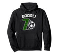 7Th Birthday Soccer Player 7Th Hoodie - Minimalist Print for Adults - T-Shirt, Sweatshirt, Hoodie