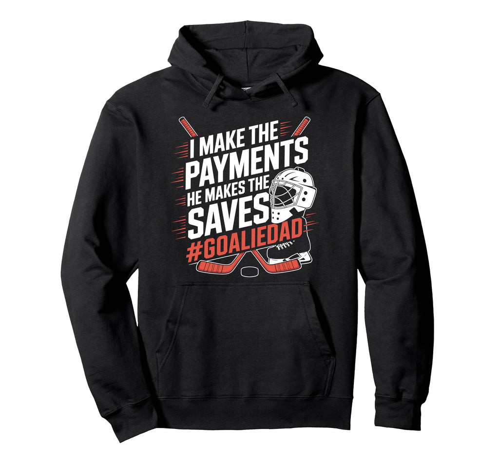 Ice Hockey Goalie Dad Gifts Sweatshirt - Minimalist Print Men Women - T-Shirt, Sweatshirt, Hoodie