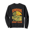 Sunshine Surf Club Wave Sunset Ocean Sweatshirt - Trendy Graphic Unisex - T-Shirt, Sweatshirt, Hoodie