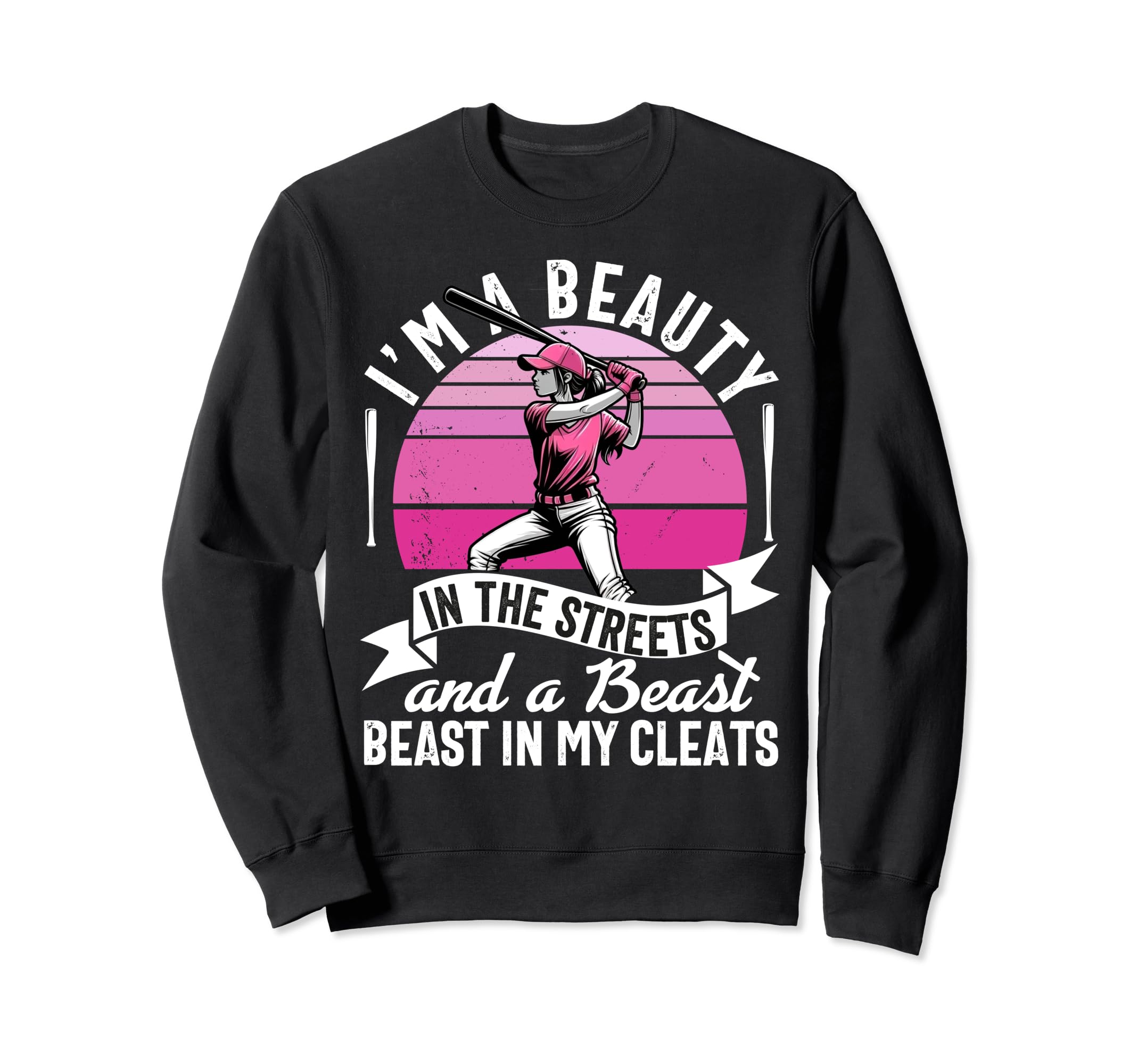 Im Beauty Streets And Beast My Cleats Sweatshirt - Novelty Apparel Unisex - T-Shirt, Sweatshirt, Hoodie