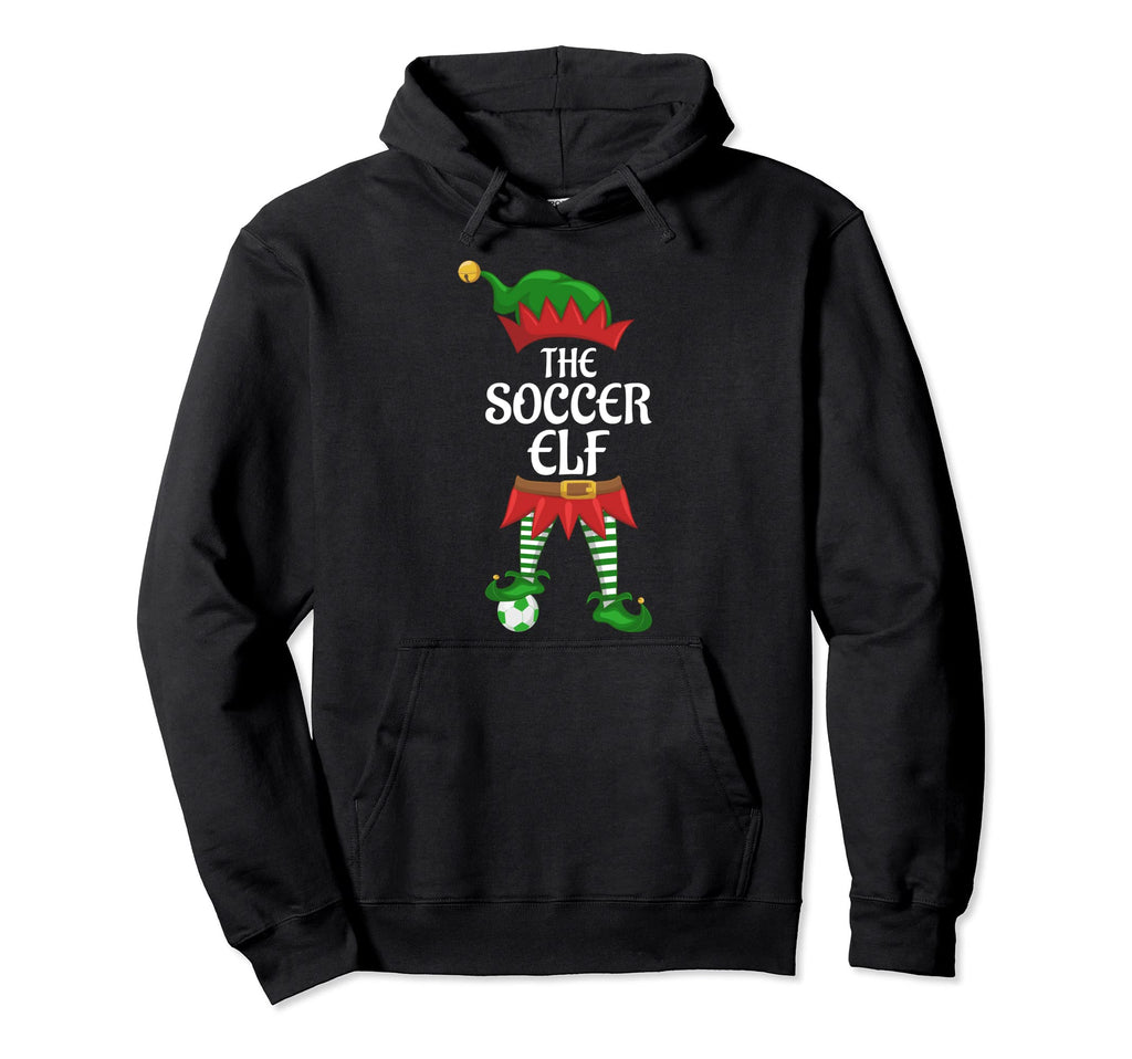 Soccer Elf Family Matching Group Party Hoodie - Casual Everyday Wear Unisex - T-Shirt, Sweatshirt, Hoodie