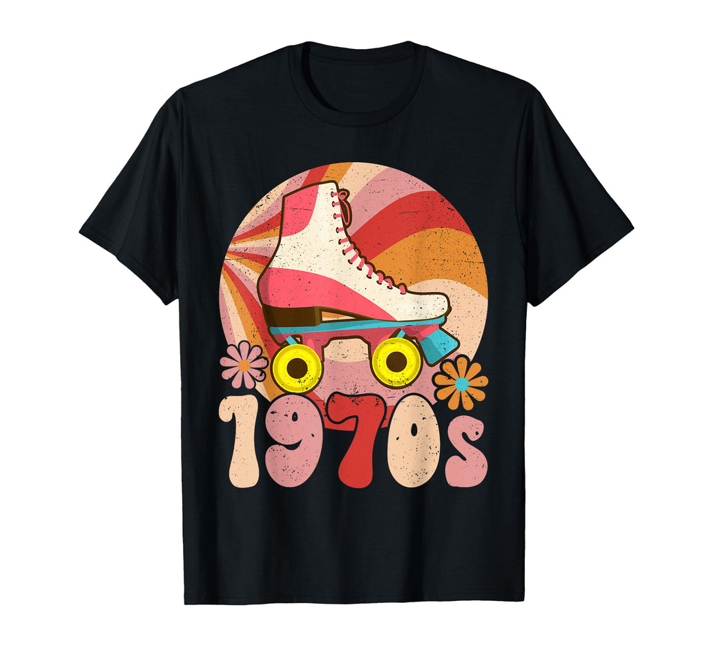 Roller Skating 1970S Skate 70S T-Shirt - Fun Novelty Design for Adults - T-Shirt, Sweatshirt, Hoodie