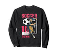 Fun Soccer Player Action Sports Sweatshirt - Custom Art Print for Adults - T-Shirt, Sweatshirt, Hoodie