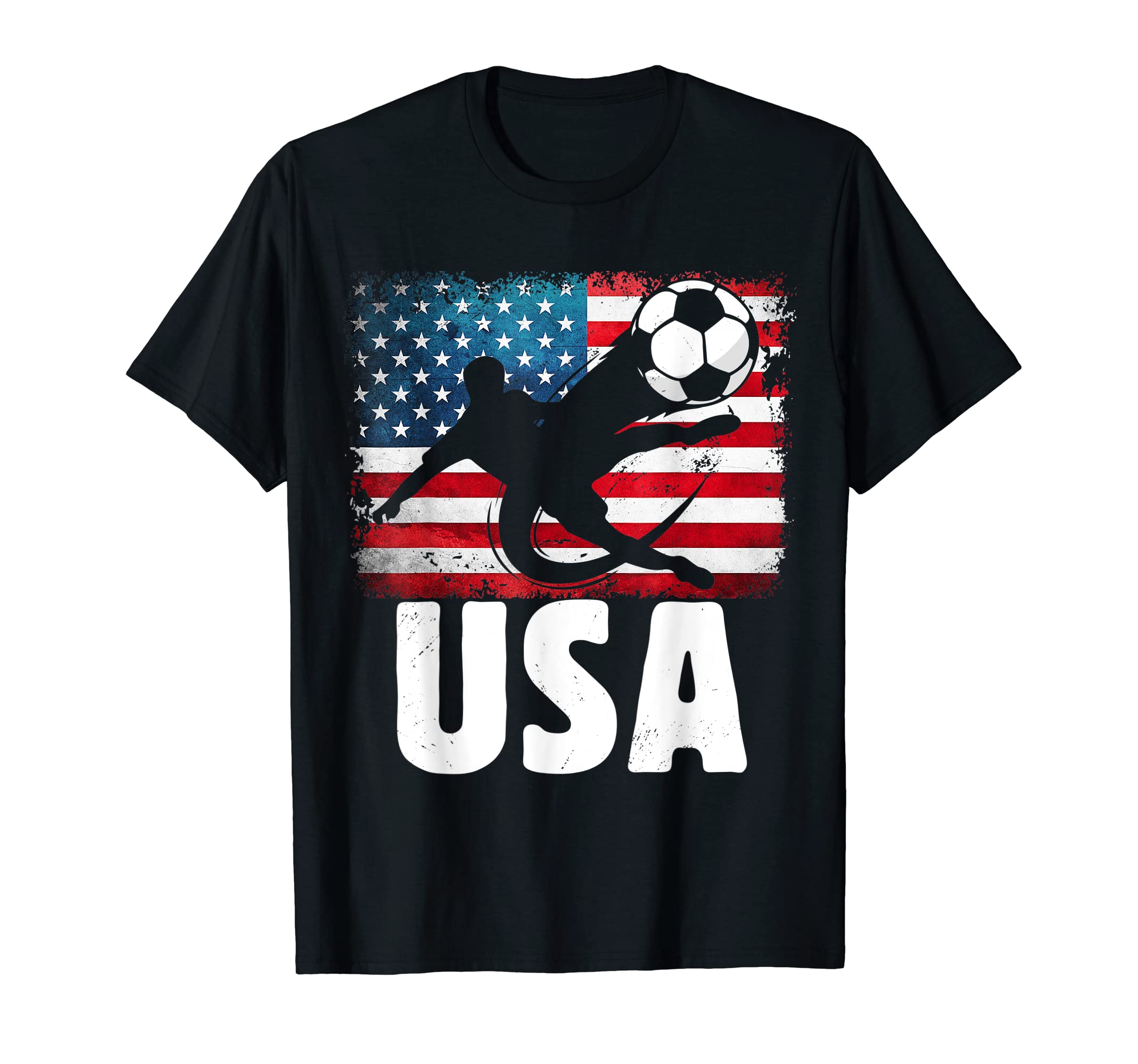 Usa Soccer T-Shirt - Casual Everyday Wear Unisex - T-Shirt, Sweatshirt, Hoodie