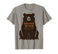 Grand Teton National Park Wyoming Bear T-Shirt - Trendy Graphic Unisex - T-Shirt, Sweatshirt, Hoodie