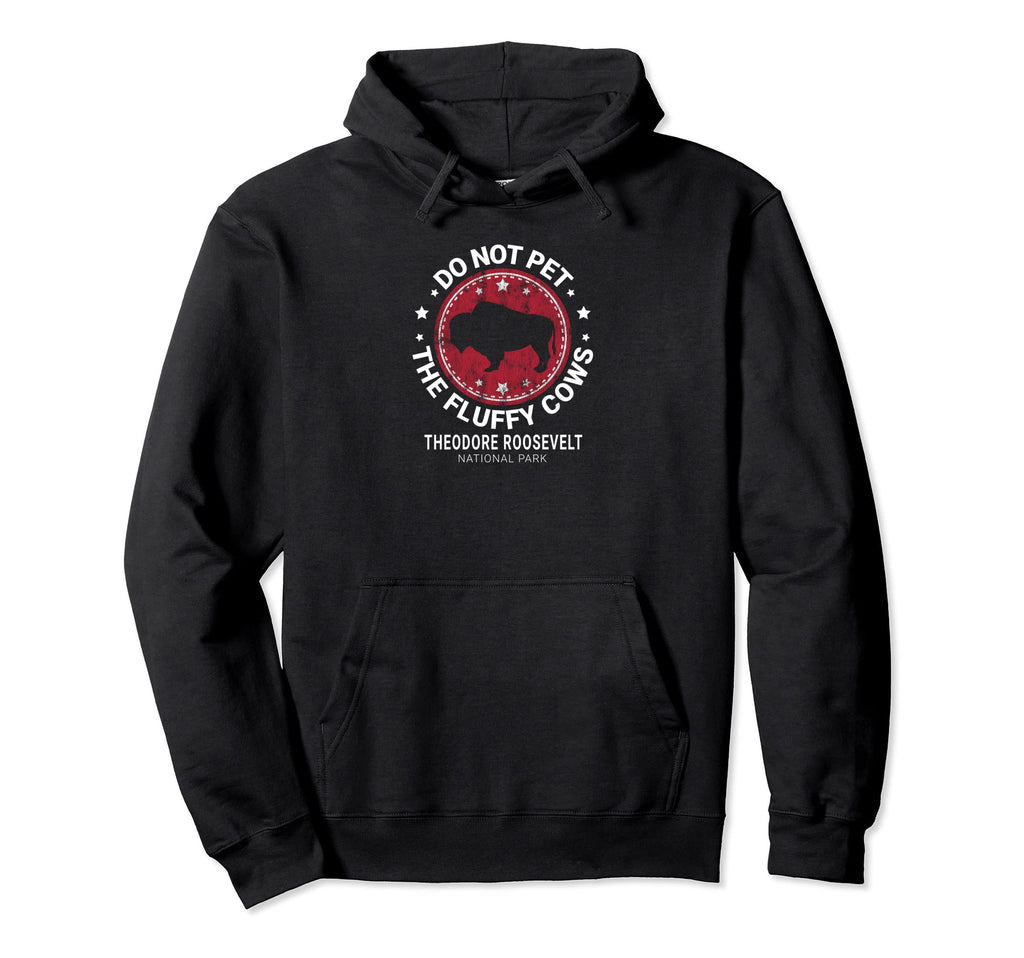 Do Not Pet Fluffy Cows Funny Bison Hoodie - Aesthetic Graphic Men Women - T-Shirt, Sweatshirt, Hoodie