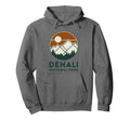 Denali Est 1917 Alaska National Park Hoodie - Unique Graphic for Adults - T-Shirt, Sweatshirt, Hoodie