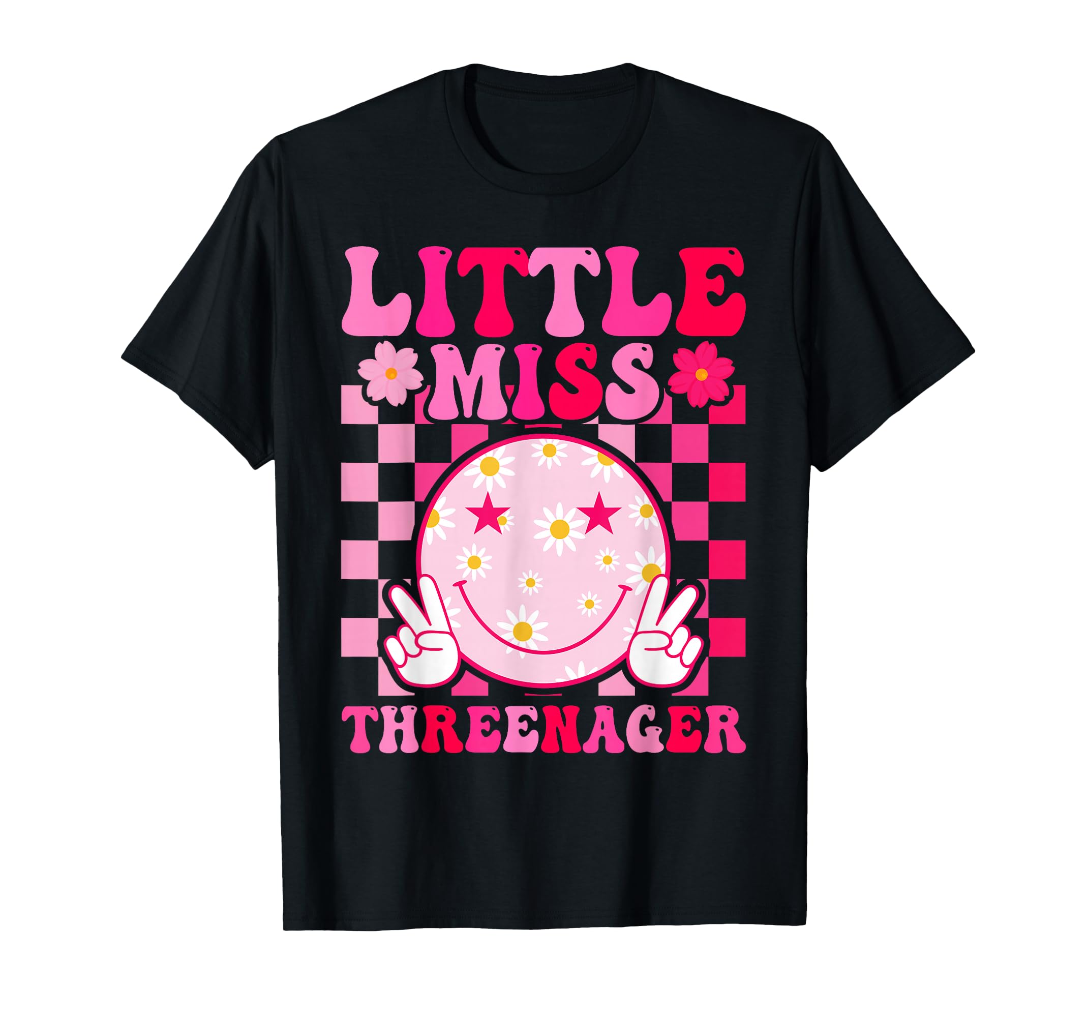 Little Miss Threenager 3Rd Birthday Outfit T-Shirt - Unique Graphic Unisex - T-Shirt, Sweatshirt, Hoodie