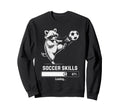 Soccer Raccoon Skills Loading Sweatshirt - Fun Novelty Design for Adults - T-Shirt, Sweatshirt, Hoodie