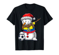 Soccer Dabbing Snowman Ecuador T-Shirt - Fun Novelty Design Men Women - T-Shirt, Sweatshirt, Hoodie