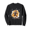 Monkey Playing Soccer Funny Animal Sweatshirt - Trendy Graphic Unisex - T-Shirt, Sweatshirt, Hoodie