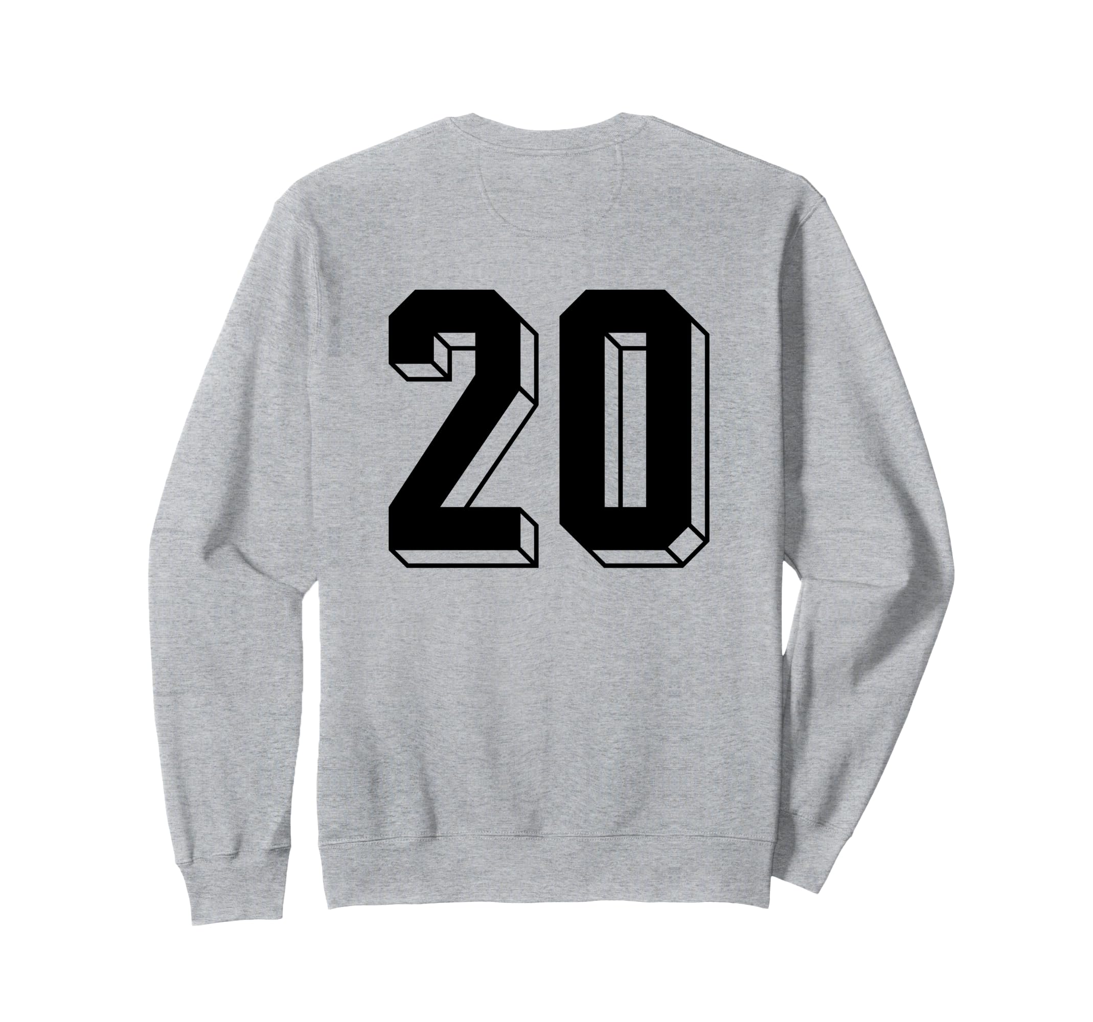 Number 20 Backside 80S 90S Team Sweatshirt - Streetwear Style Men Women - T-Shirt, Sweatshirt, Hoodie