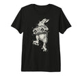 Funny Bunny Roller Skate Boombox Music T-Shirt - Graphic Print Men Women - T-Shirt, Sweatshirt, Hoodie
