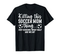 Soccer Mom Thing Mom Soccer Player T-Shirt - Custom Art Print for Adults - T-Shirt, Sweatshirt, Hoodie