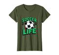 Soccer Is Life Soccer T-Shirt - Unique Graphic for Adults - T-Shirt, Sweatshirt, Hoodie