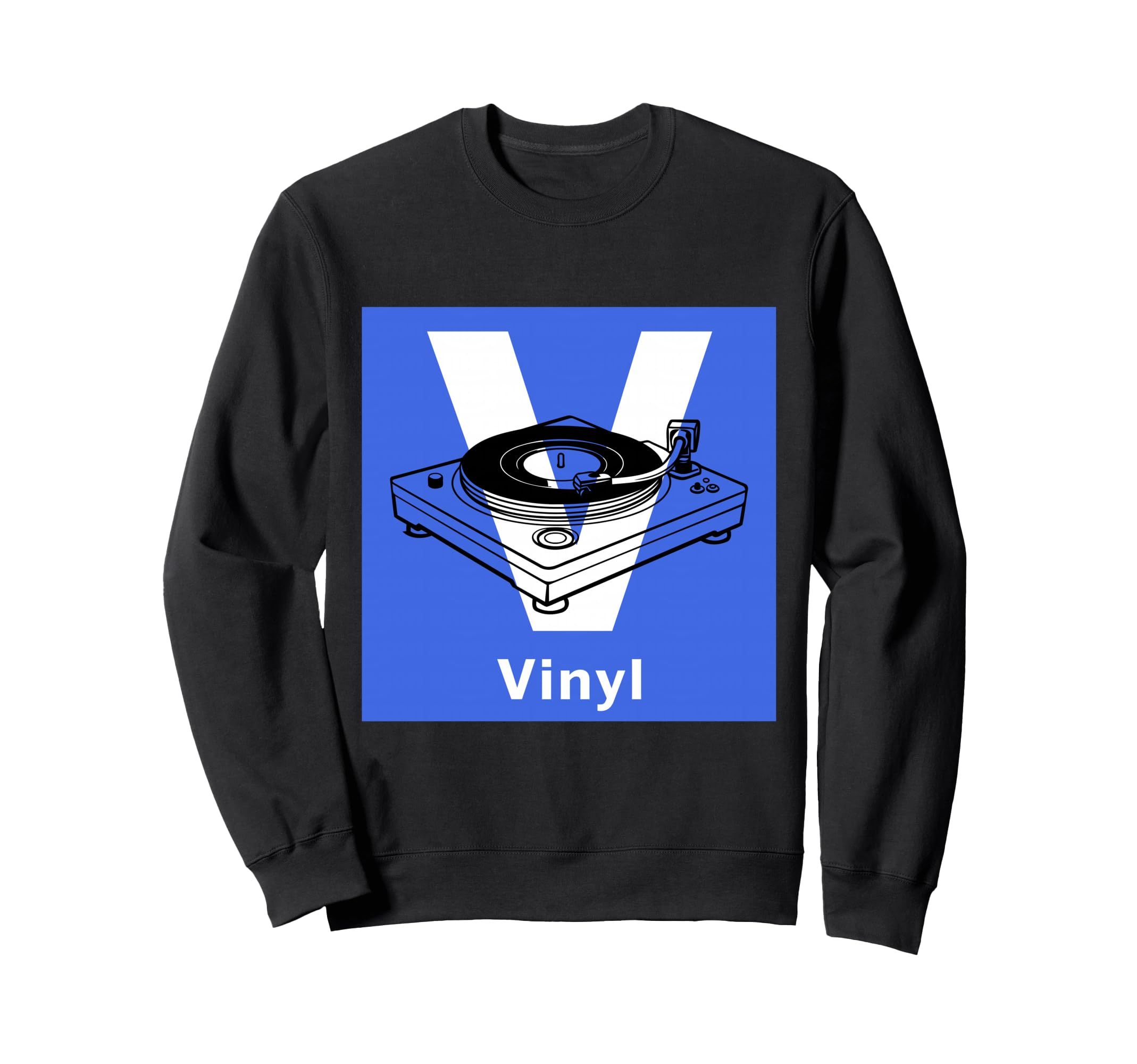 Old School Dj Vinyl Collector Sweatshirt - Unique Graphic Men Women - T-Shirt, Sweatshirt, Hoodie