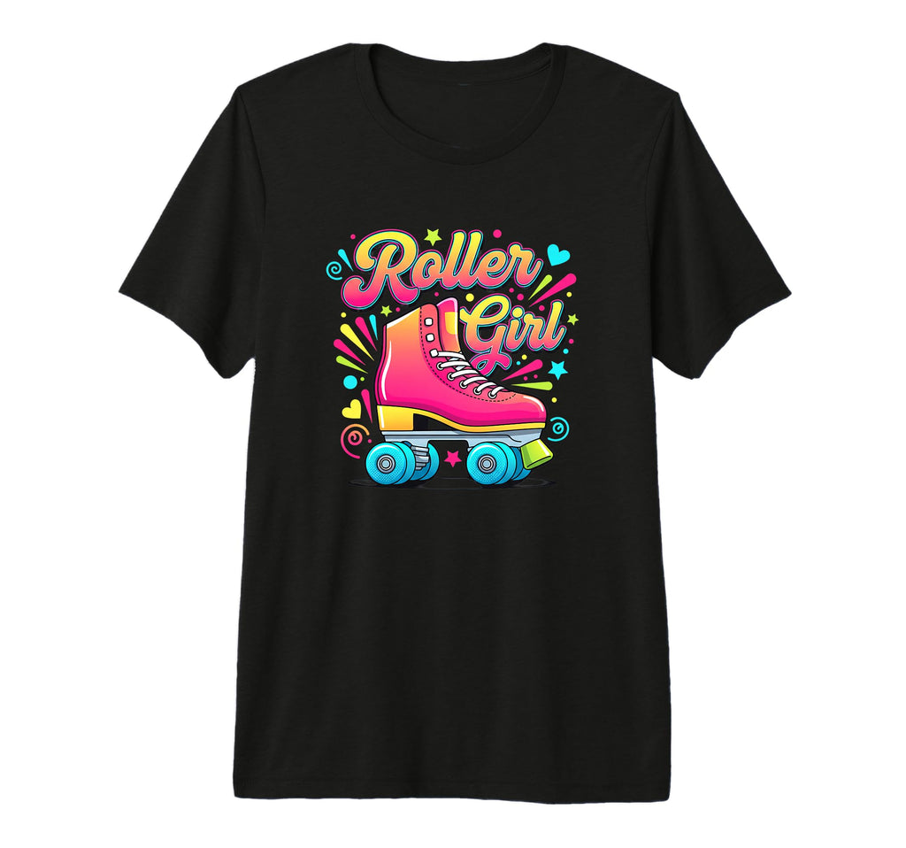 Roller Roller Skating 80S Skate Tri T-Shirt - Trendy Graphic for Adults - T-Shirt, Sweatshirt, Hoodie