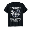 100 Days School Soccer Heart Love 100Th T-Shirt - Graphic Print Men Women - T-Shirt, Sweatshirt, Hoodie