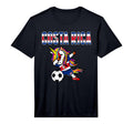 Dabbing Unicorn Costa Rica Soccer T-Shirt - Casual Everyday Wear Unisex - T-Shirt, Sweatshirt, Hoodie