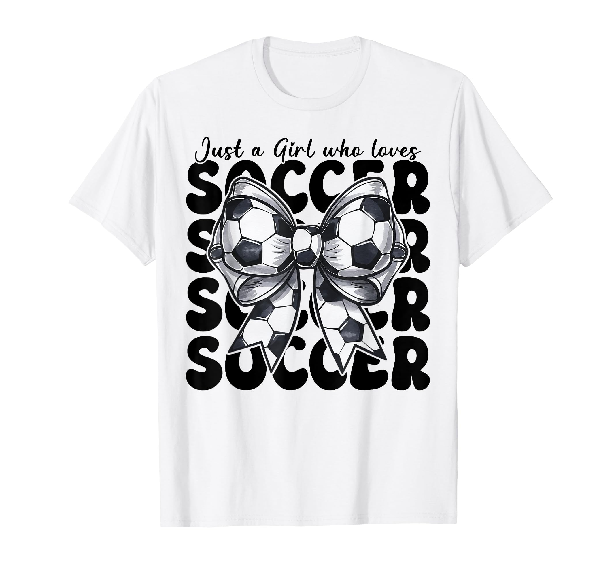 Just Who Loves Soccer Mom Coquette Bow T-Shirt - Trendy Graphic Men Women - T-Shirt, Sweatshirt, Hoodie