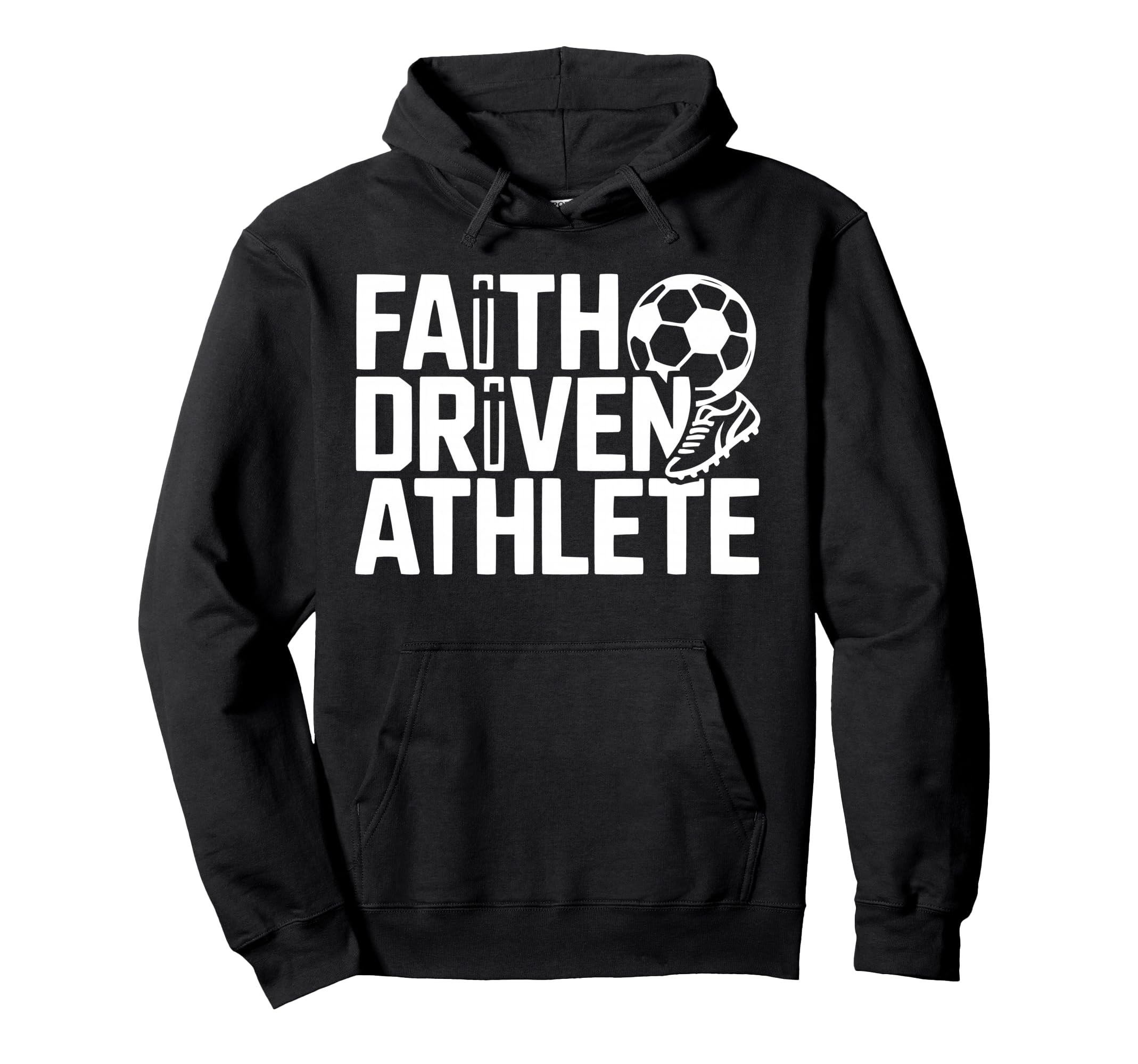 Christian Soccer Player Religious Bible Hoodie - Streetwear Style Unisex - T-Shirt, Sweatshirt, Hoodie