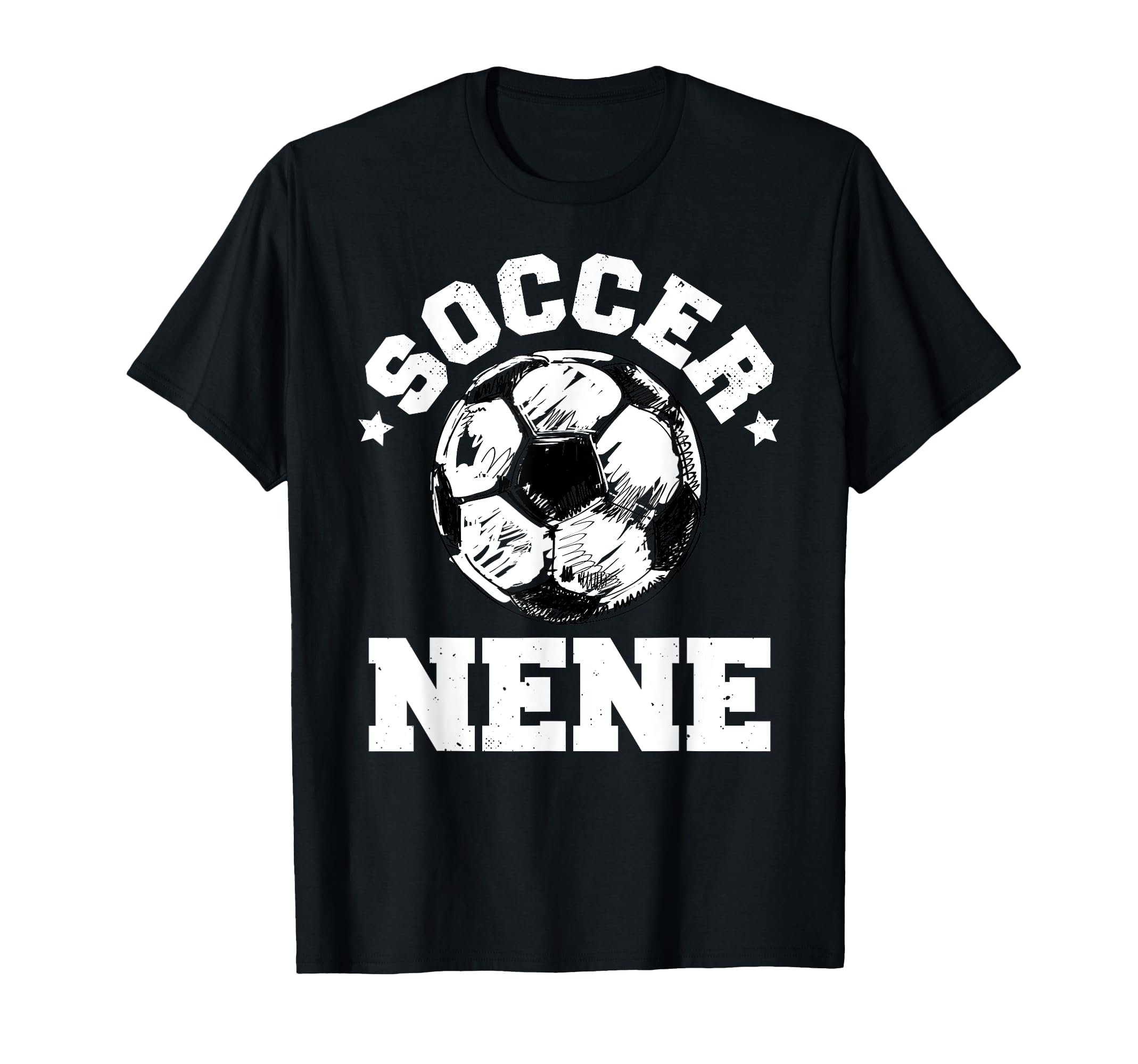 Soccer Nene Soccer Ball Distressed T-Shirt - Unique Graphic for Adults - T-Shirt, Sweatshirt, Hoodie