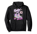 Rollin Into 10 Roller Skating 10Th Birthday Hoodie - Trendy Graphic Unisex - T-Shirt, Sweatshirt, Hoodie