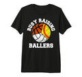 Busy Raising Ballers Softball Volleyball T-Shirt - Custom Art Print Unisex - T-Shirt, Sweatshirt, Hoodie