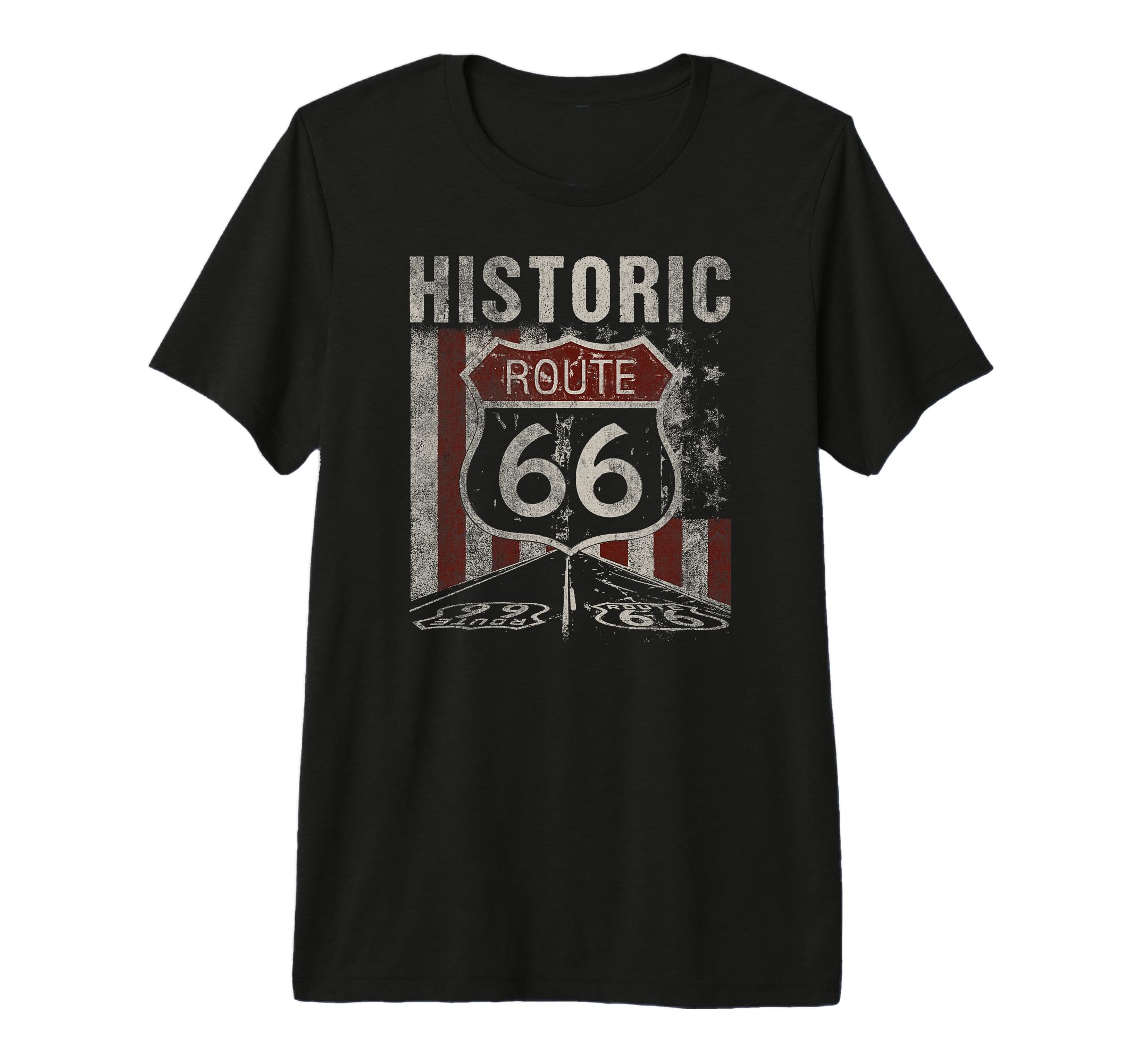 Historic U S Route 66 Highway America T-Shirt - Aesthetic Graphic Unisex - T-Shirt, Sweatshirt, Hoodie