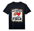 Football Player Mama Leopard Cheetah T-Shirt - Casual Everyday Wear Unisex - T-Shirt, Sweatshirt, Hoodie