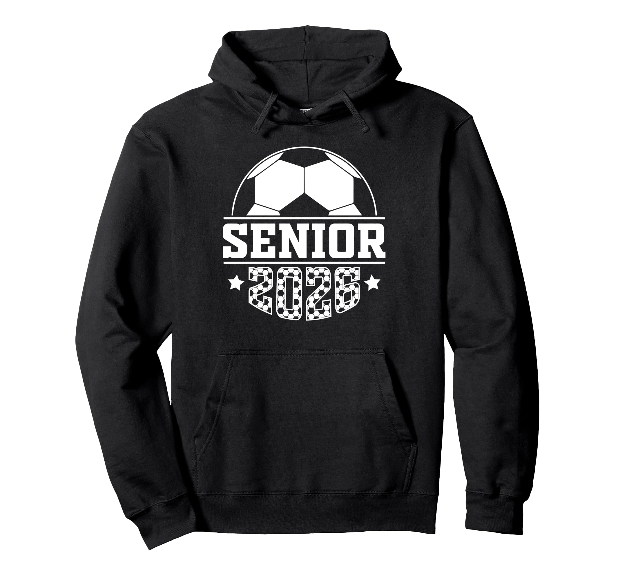Soccer Senior 2026 Class 26 Senior Soccer Hoodie - Graphic Print Unisex - T-Shirt, Sweatshirt, Hoodie