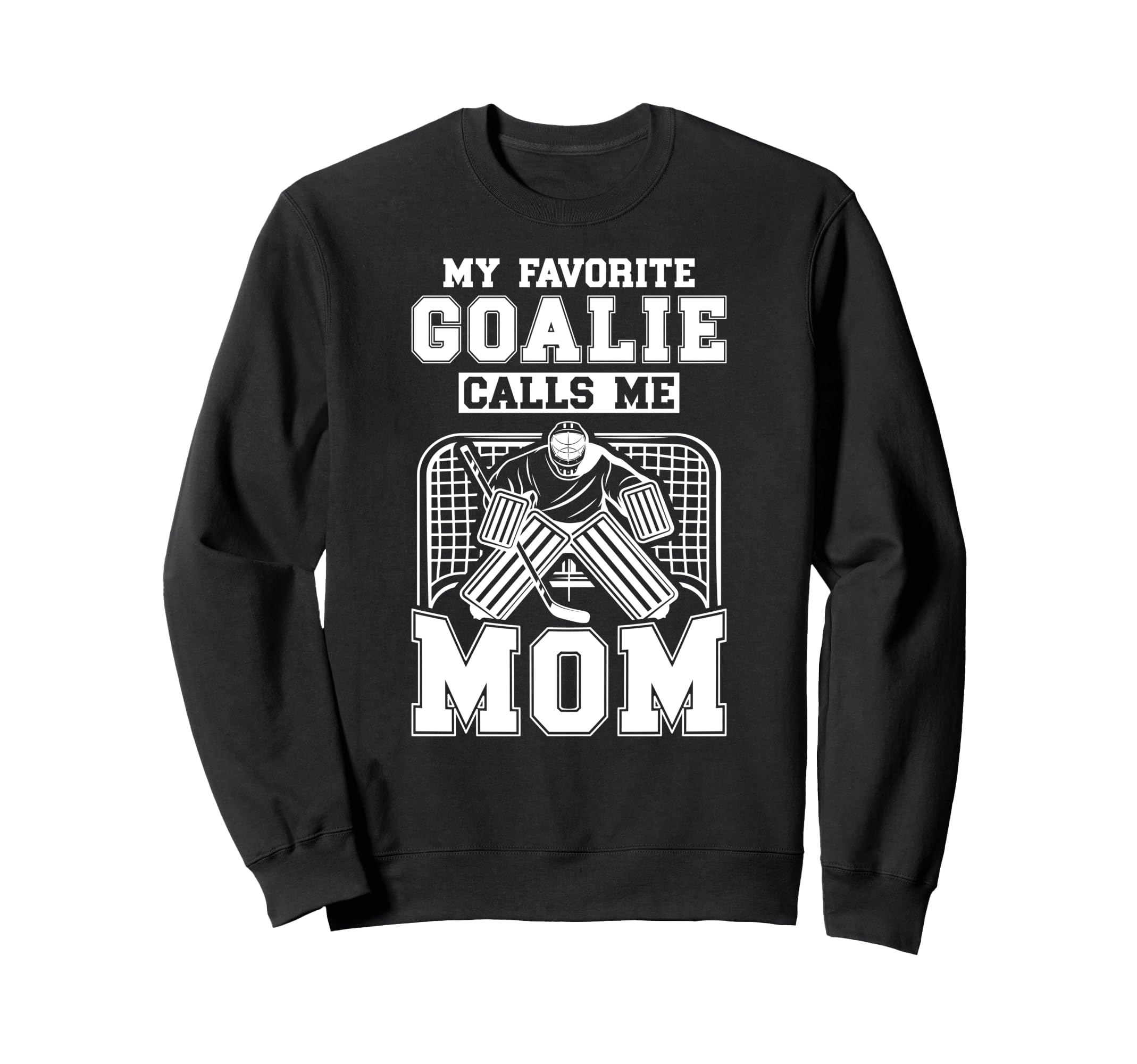 Proud Ice Hockey Keeper Mom Hockey Sweatshirt - Unique Graphic for Adults - T-Shirt, Sweatshirt, Hoodie