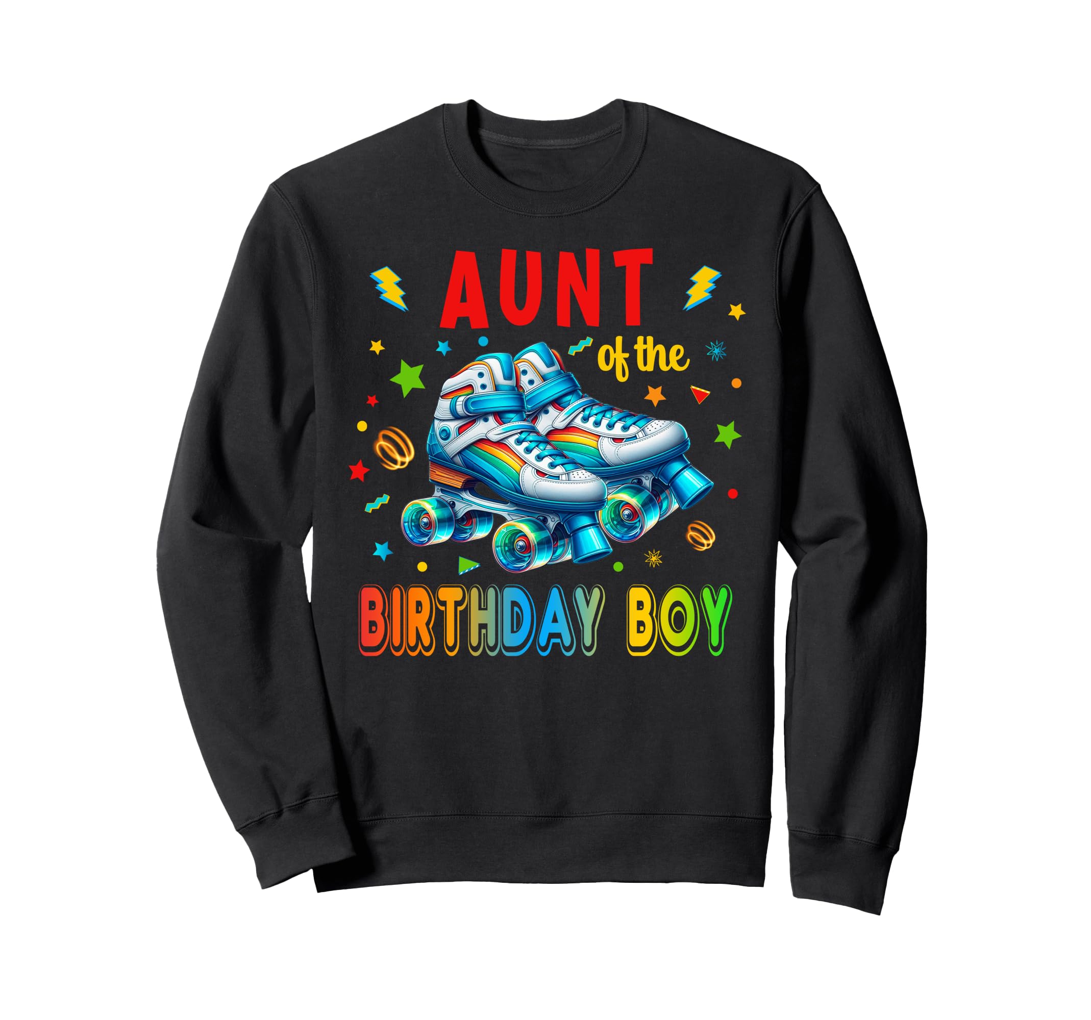 Roller Skates Birthday Party Skating Sweatshirt - Unique Graphic Men Women - T-Shirt, Sweatshirt, Hoodie