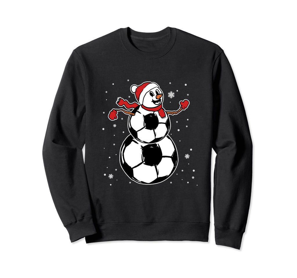 Snowman Soccer Pajama Santa Hat Sweatshirt - Trendy Graphic Men Women - T-Shirt, Sweatshirt, Hoodie