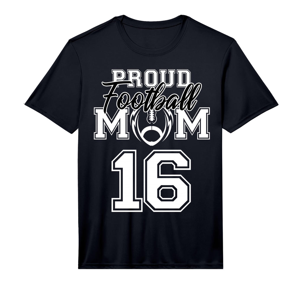 Custom Proud Football Mother Number T-Shirt - Aesthetic Graphic for Adults - T-Shirt, Sweatshirt, Hoodie