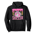 Girly Soccer Coquette Bow Ice Cream Hoodie - Fun Novelty Design Men Women - T-Shirt, Sweatshirt, Hoodie