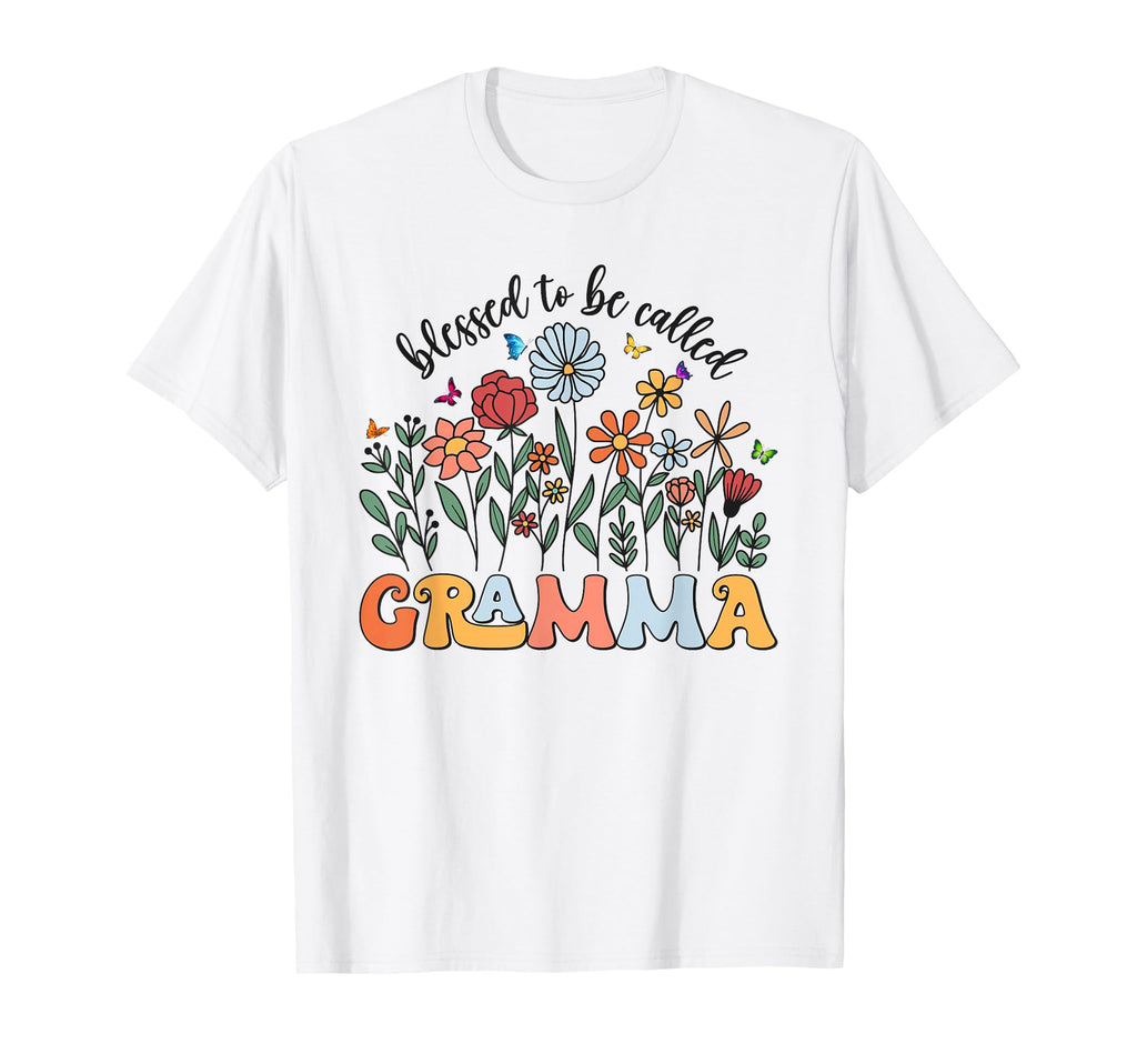 Blessed To Be Called Gramma Wildflower T-Shirt - Unique Graphic for Adults - T-Shirt, Sweatshirt, Hoodie